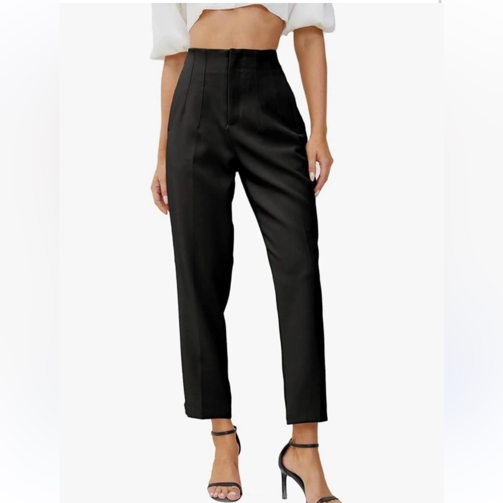 Zara Black Straight Leg Pants